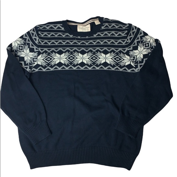 Weatherproof Vintage Snowflake Crew Neck Sweater NWT